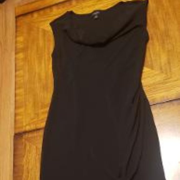 Ann Taylor Black Dress - Cowl Neck - Picture 3 of 11
